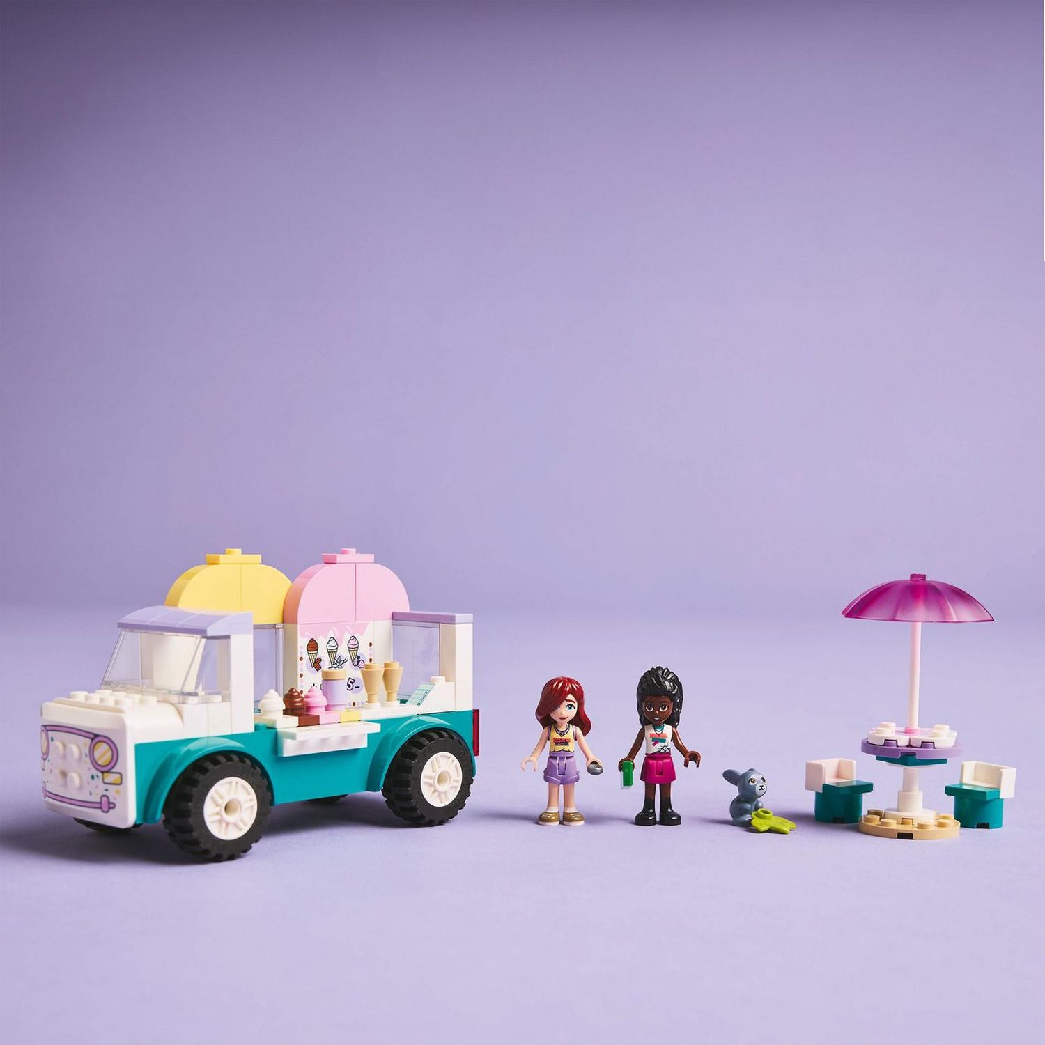 LEGO Friends Heartlake City Ice Cream Van building toy 92 pieces - British product