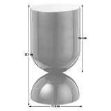 Habitat retro green glass table lamp, imported from the UK