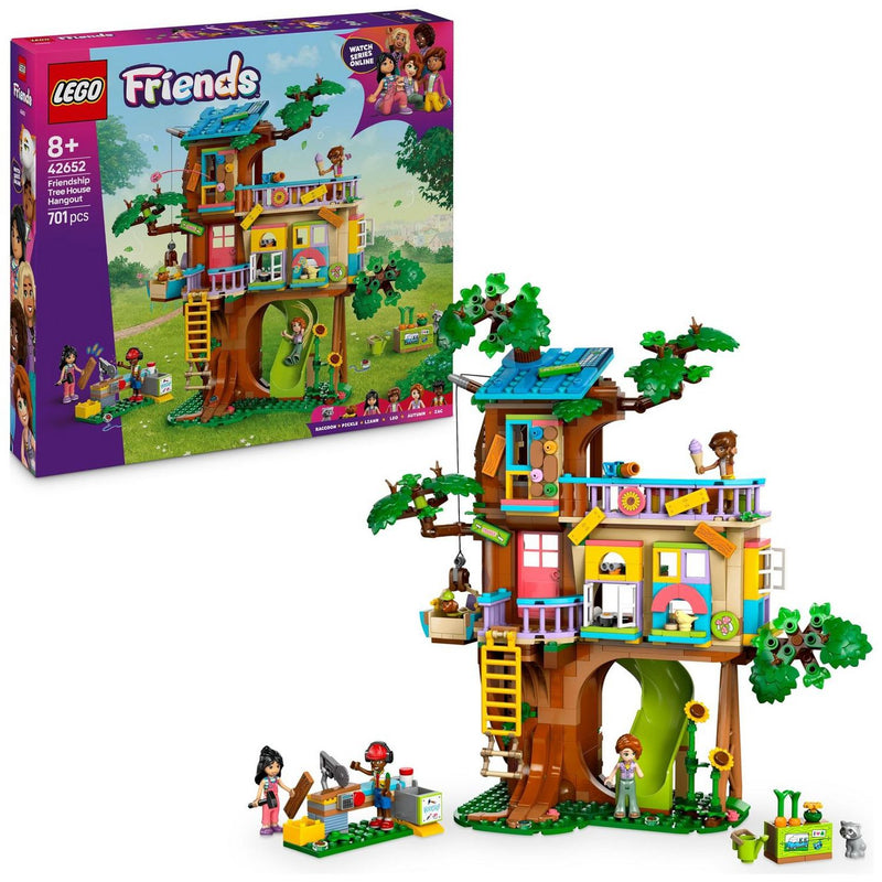 LEGO Friends Friendship Tree House Hangout toy playset 701 pieces - British product