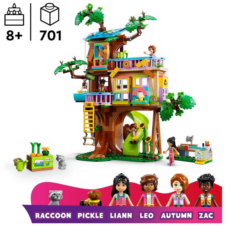 LEGO Friends Friendship Tree House Hangout toy playset 701 pieces - British product