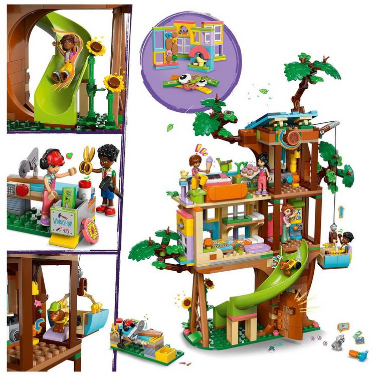 LEGO Friends Friendship Tree House Hangout toy playset 701 pieces - British product