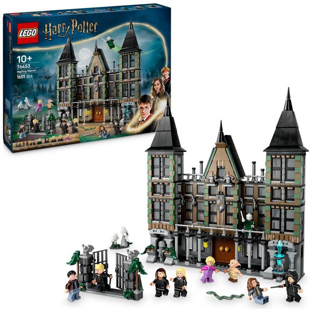 LEGO Harry Potter Malfoy Manor building set 1601 pieces - British product