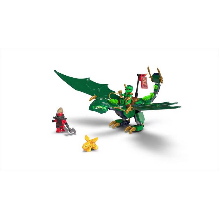 LEGO NINJAGO Green Forest Dragon toy with minifigures, UK version