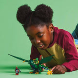 LEGO NINJAGO Green Forest Dragon toy with minifigures, UK version