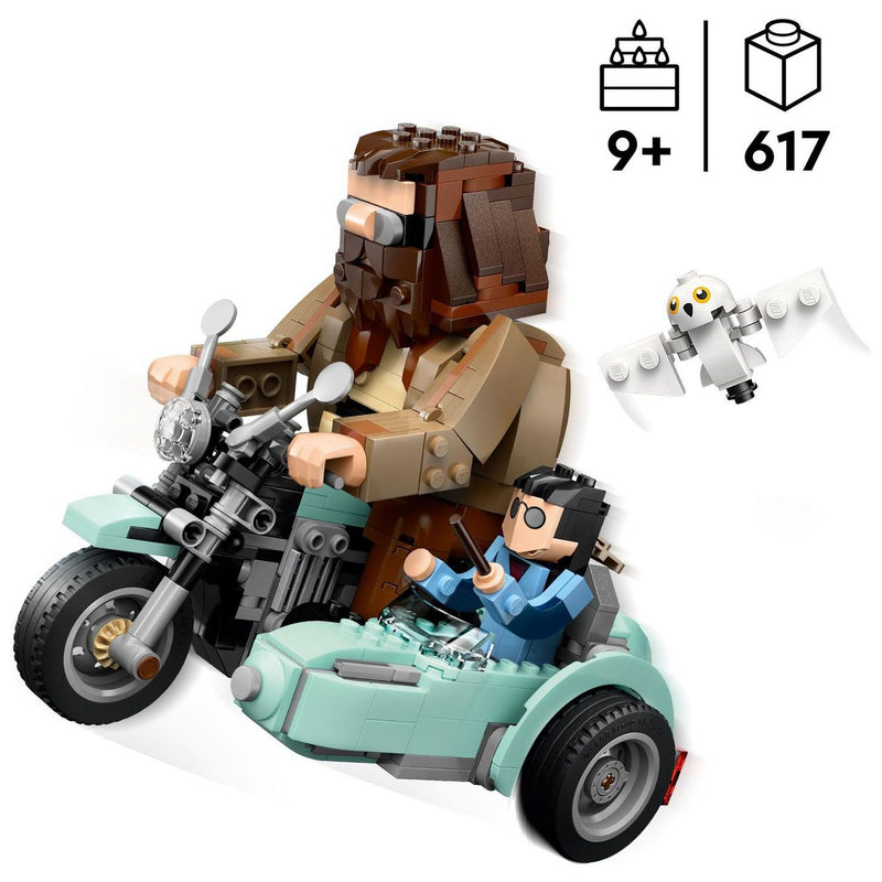 LEGO Harry Potter Hagrid's Motorcycle Ride building set 617-piece (British brand)