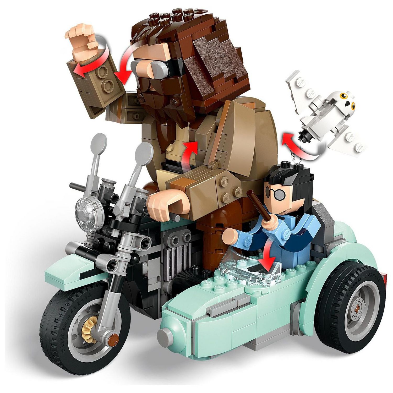 LEGO Harry Potter Hagrid's Motorcycle Ride building set 617-piece (British brand)