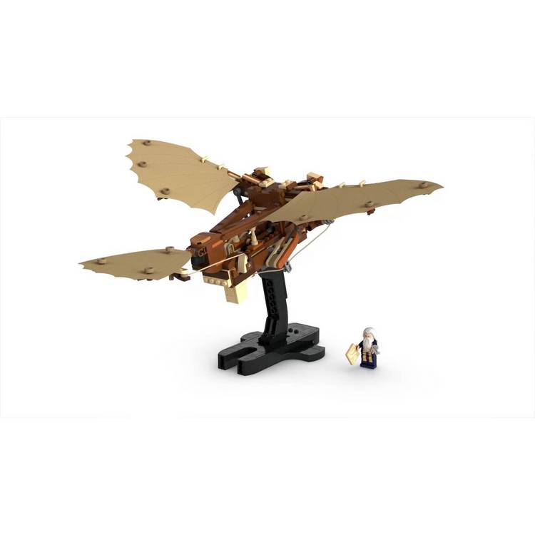 LEGO Icons Leonardo da Vinci's Flying Machine building set, imported from the UK