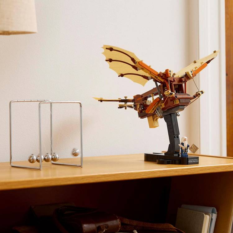 LEGO Icons Leonardo da Vinci's Flying Machine building set, imported from the UK