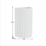 Argos Home Mars ceramic ribbed wall light white (British brand)