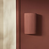 Argos Home Mars ceramic ribbed wall light white (British brand)