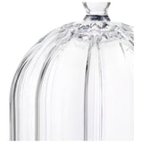 Habitat ribbed glass cloche clear 27.5cm (British brand)