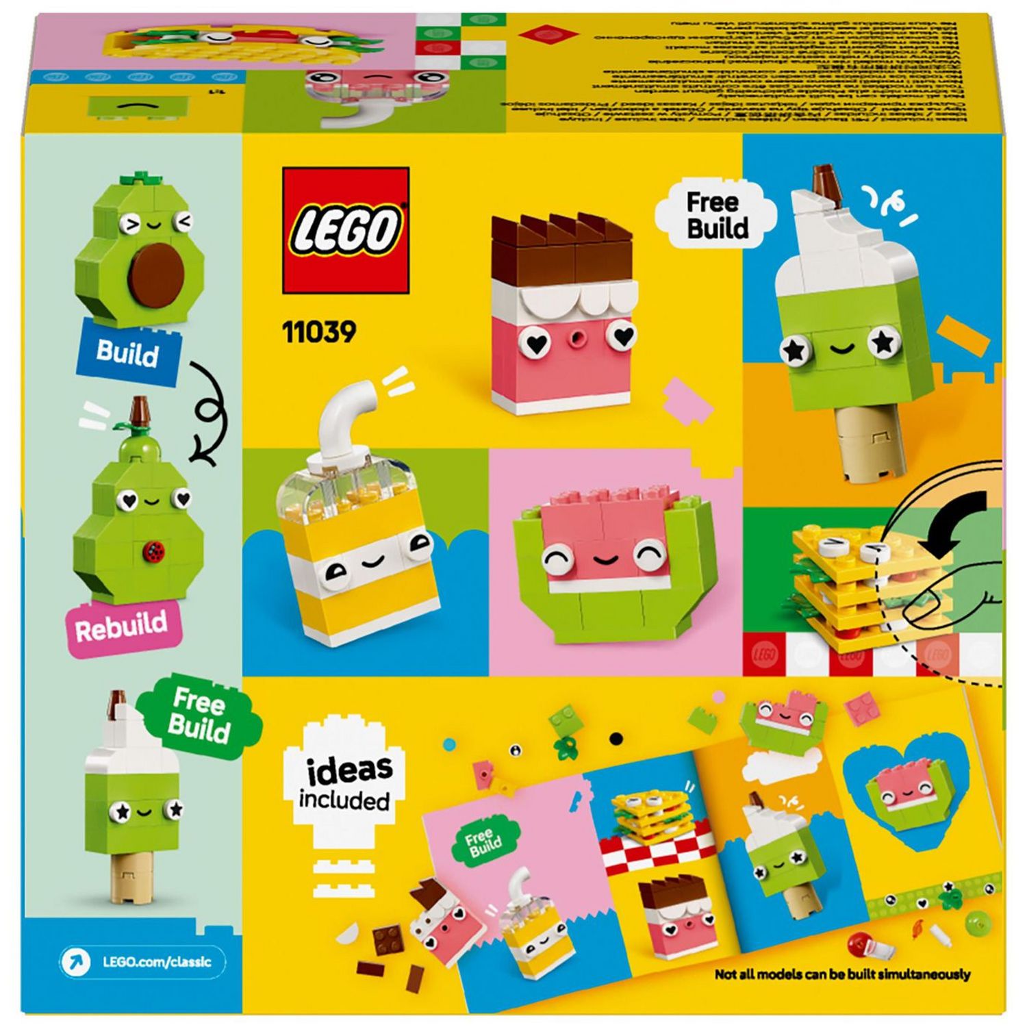 LEGO Creative Food Friends building toy set 150 pieces - British product
