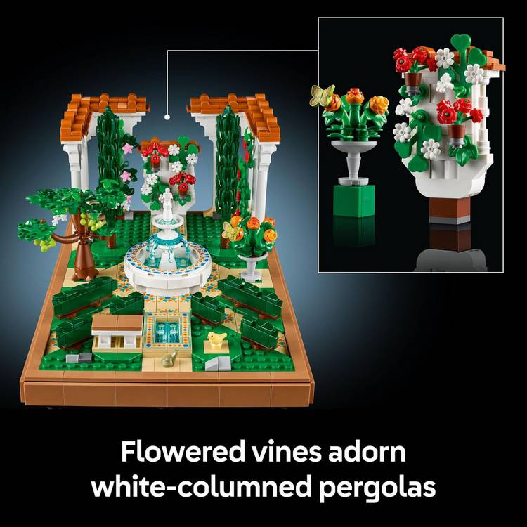 LEGO Icons Fountain Garden set 1302-piece, UK version