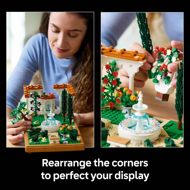 LEGO Icons Fountain Garden set 1302-piece, UK version