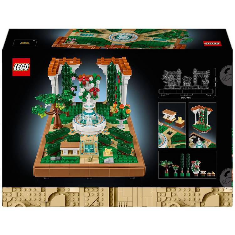 LEGO Icons Fountain Garden set 1302-piece, UK version