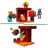 LEGO Minecraft The Nether Lava Battle building set 99 pieces, imported from the UK