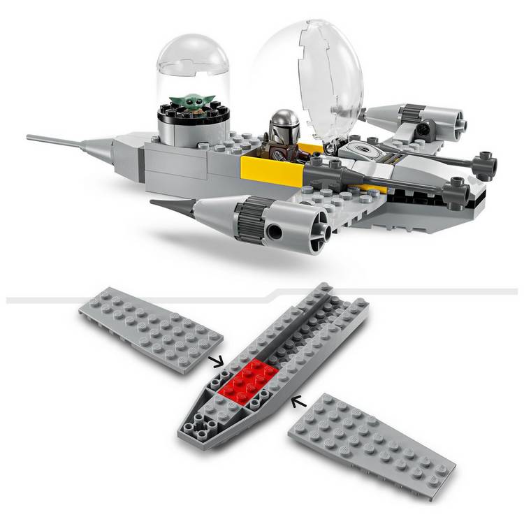 LEGO Star Wars N-1 Starfighter 92-piece building set, UK version