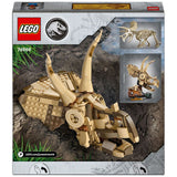 LEGO Jurassic World Triceratops Skull fossil building toy, UK version