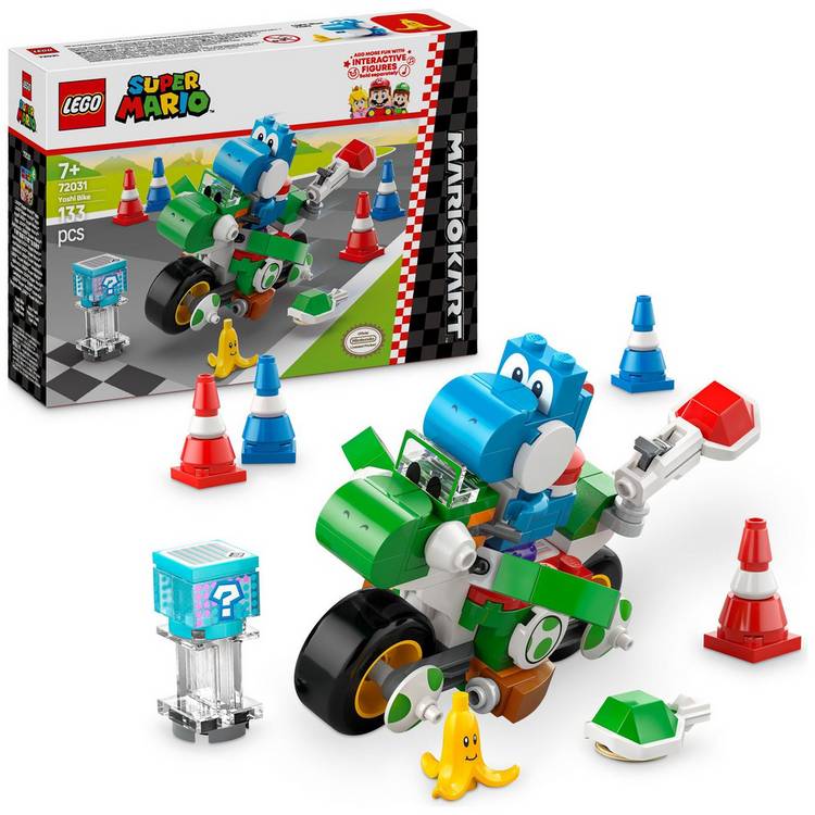 LEGO Yoshi Bike playset brick-built model, UK version