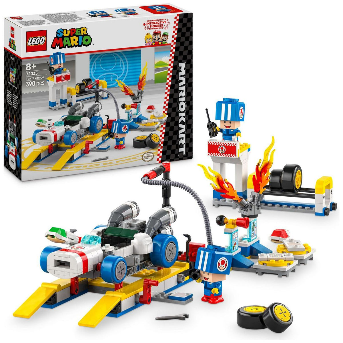 LEGO Super Mario Toad's Garage playset 72035 (British brand)