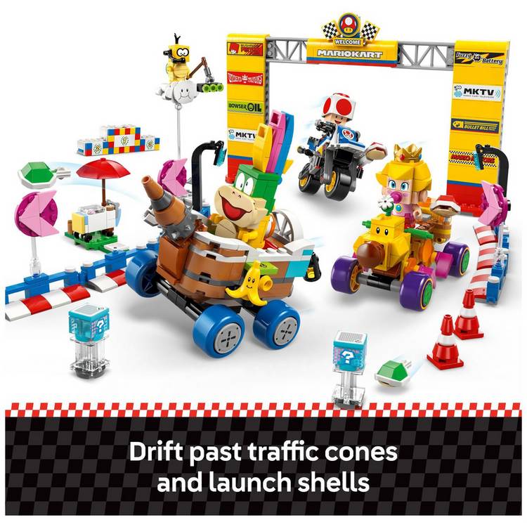 LEGO Super Mario Kart Baby Peach Grand Prix set 72036 (British brand)