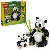 LEGO Creator Panda Family toy set 626 pieces (British brand)