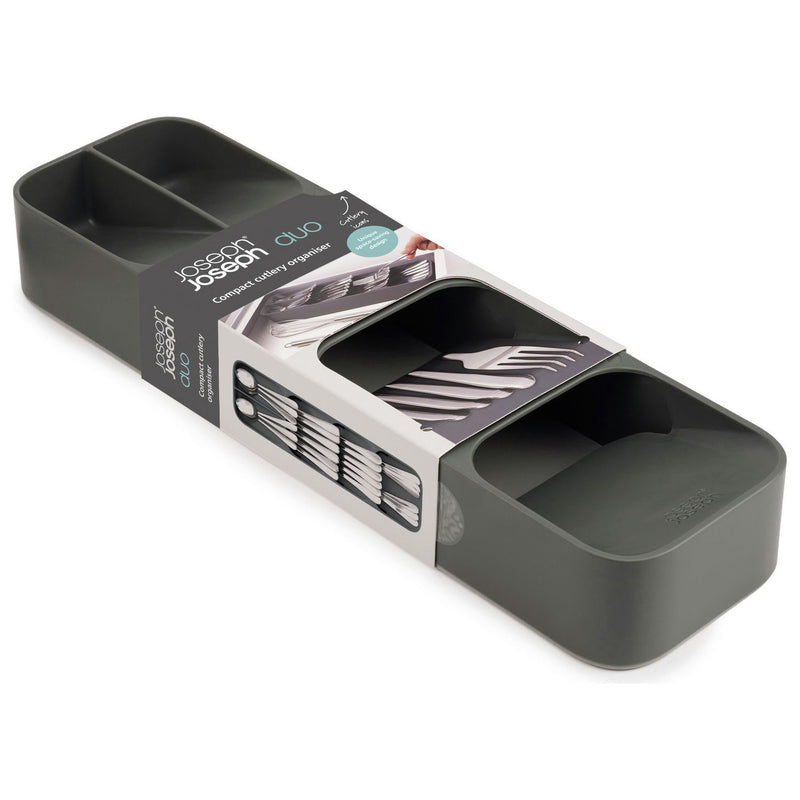 Joseph Joseph Duo in-drawer cutlery tray grey, UK version