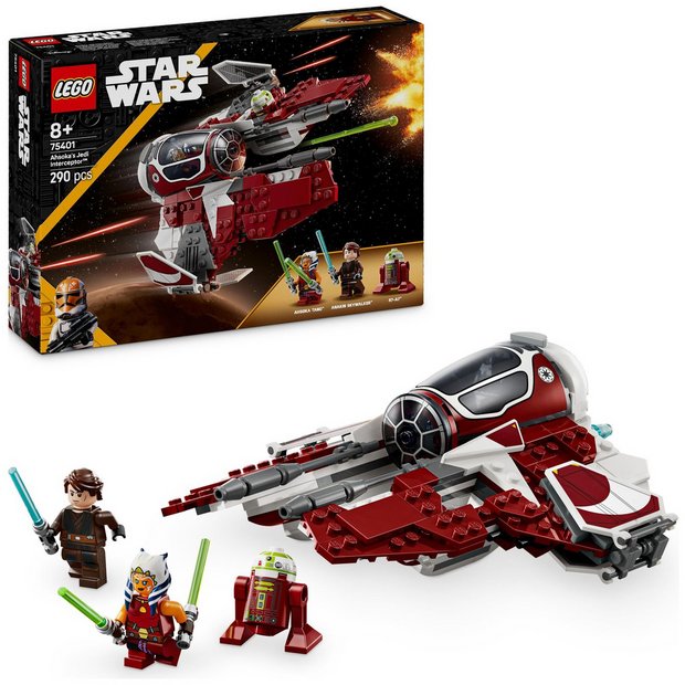 LEGO Ahsoka's Jedi Interceptor building toy, UK version