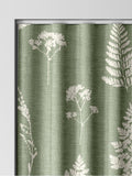 Emily Bond sage green Tynesfield curtains made to measure, imported from the UK