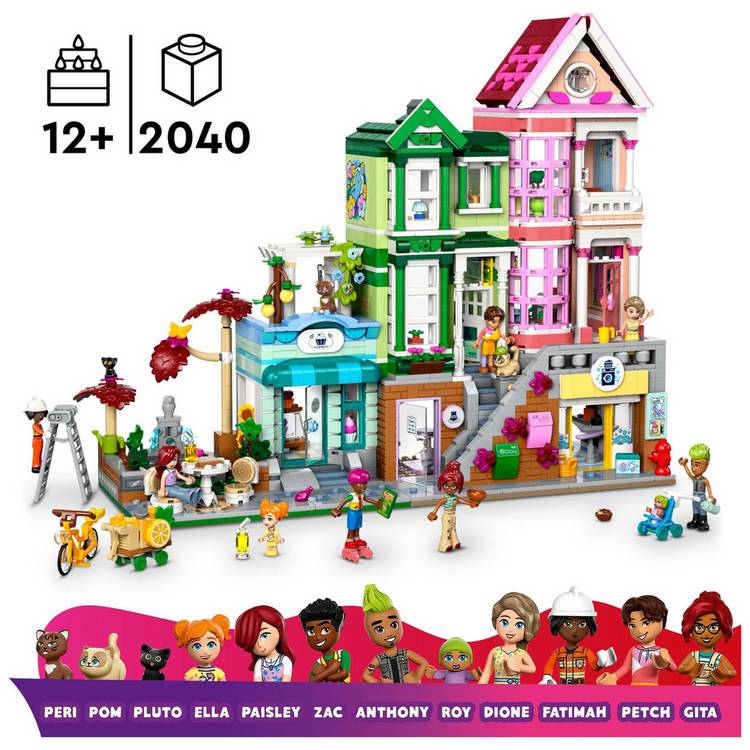 LEGO Friends Heartlake City apartments and shops set 42670, UK version
