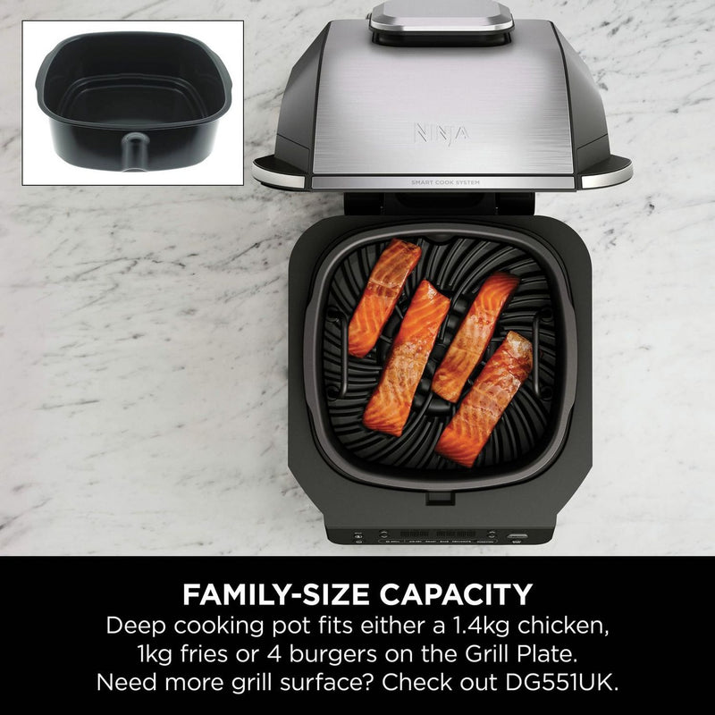 Ninja air fryer grill 5-in-1 EG351UK 5.7L, imported from the UK