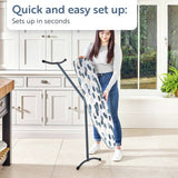 Minky CompactPro ironing board slate grey 97x33cm - British product