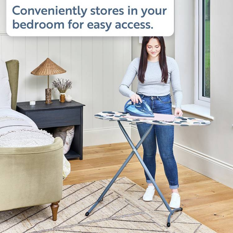 Minky CompactPro ironing board slate grey 97x33cm - British product