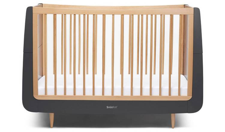 Snuz Kot Skandi Cot Bed - Slate and Natural