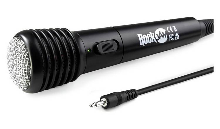 RockJam RJKEM01-BK Wired Keyboard Microphone - Black