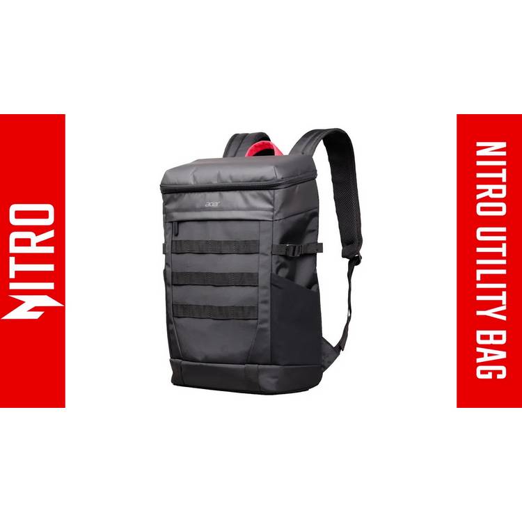 Acer Nitro Utility gaming laptop backpack 15.6 inch black, UK version