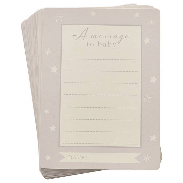 Bambino Little Star baby milestone cards set of 30 (British brand)