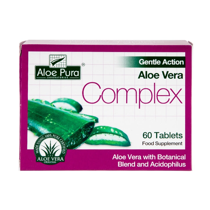 Aloe Pura Organic Aloe Vera Complex 60 Tablets Aloe Vera Products Holland&Barrett   