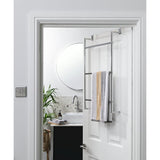 Habitat over door towel rail chrome three tier (British brand)