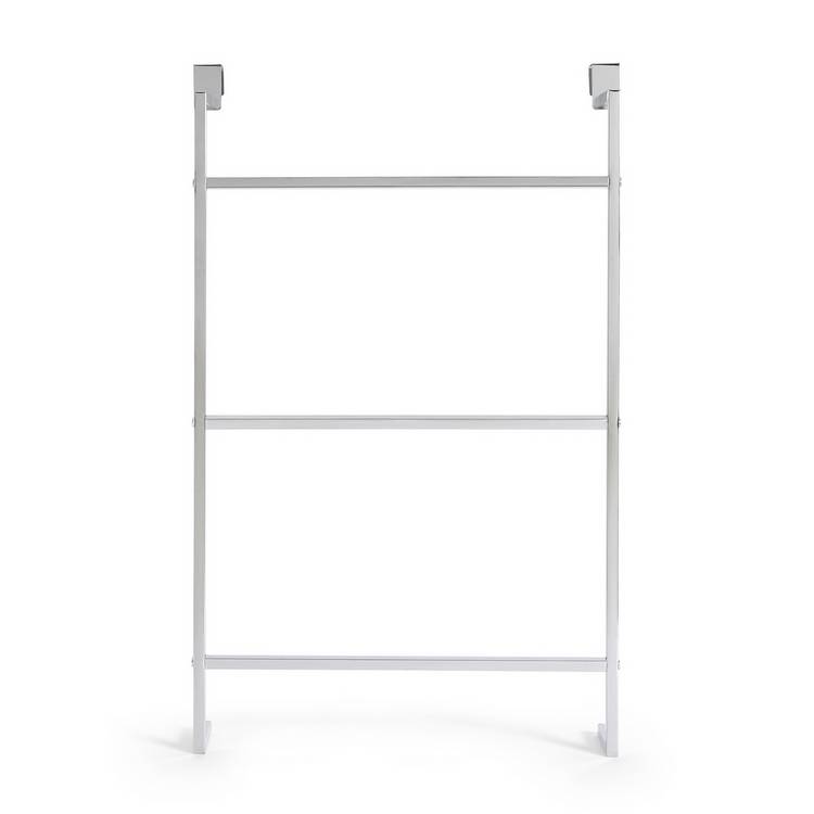 Habitat over door towel rail chrome three tier (British brand)