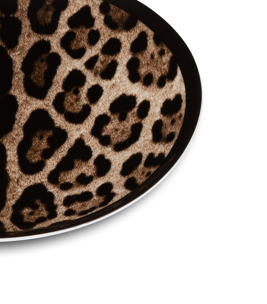 Dolce&Gabbana leopard print bread plates 17cm - British product