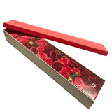 Merci Boutique soap bouquet Red Rose XL, imported from the UK