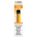 88Vape Disposable Mango Sorbet GOODS ASDA   