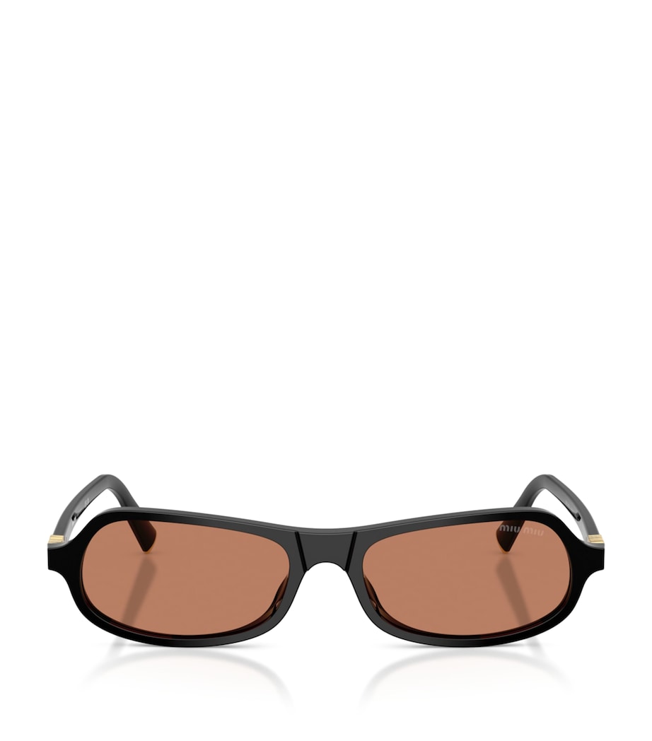 Miu Miu unregelmäßige ovale Sonnenbrille - Britisches Produkt