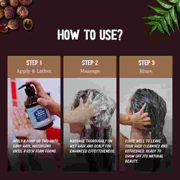 AyurVita Neem and Reetha Shampoo 300ml - British product