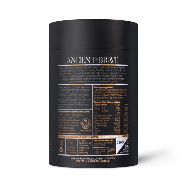 Ancient + Brave Coffee & Collagen   250g GOODS M&S   