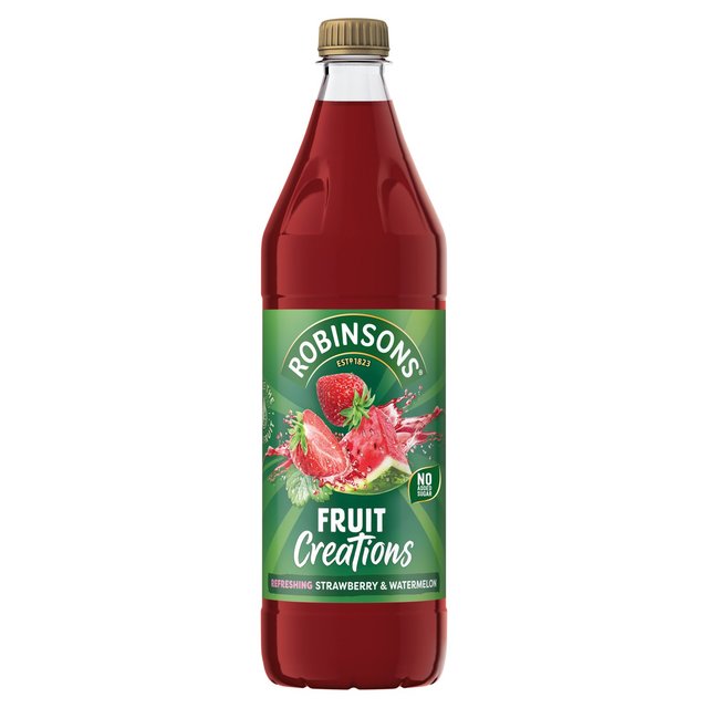 Robinsons Fruit Creations Strawberry & Watermelon No Added Sugar   1L