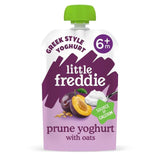 Little Freddie Prune Greek Style Yoghurt with Oats Organic Pouch 6 mths+   100g GOODS M&S   