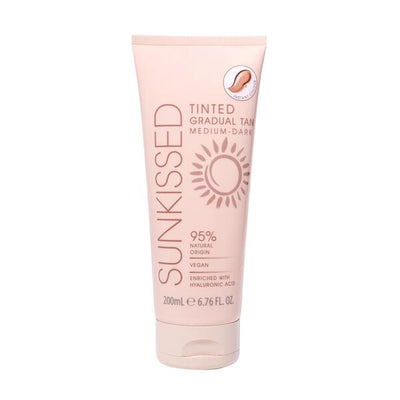 Sunkissed Tinted Gradual Tan Lotion Medium Dark 200ml