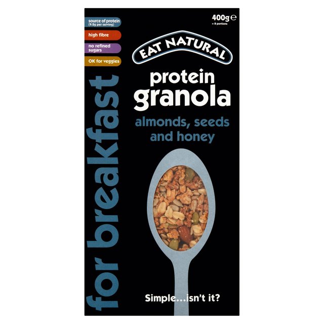 Eat Natural Protein Granola Almonds Seeds & Honey   400g GOODS M&S   